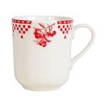 Tasse haute Damier Rouge - Comptoir de Famille