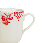 Tasse haute Damier Rouge - Comptoir de Famille